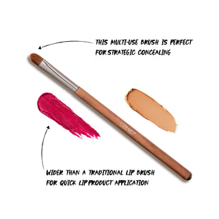 Precision Lip + Conceal Brush - E9 - Gerard Cosmetics