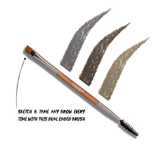 Sketch & Tame Brow Brush - E12 - Gerard Cosmetics